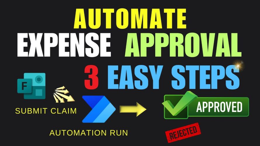 Automate Reimbursement Approvals with Power Automate & Microsoft Forms | Step-by-Step Guide