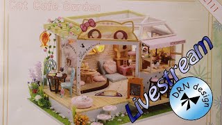 Cat Cafe Garden Room Box – Miniature – part 5