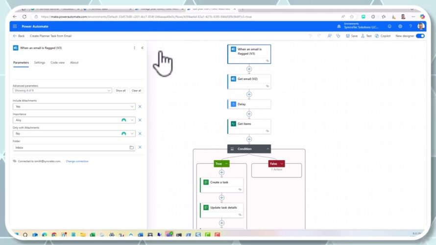 Create Planner Tasks from Flagged Outlook Emails with a Power Automate Flow