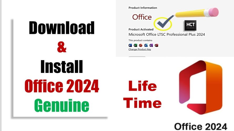 How to Download and Install Office 2024 From Microsoft | Genuine Version| HCT Tech