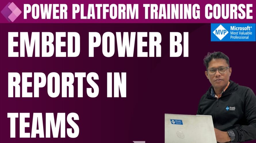 How to Embed Power BI Reports in Microsoft Teams | Add Power BI Report in Microsoft Teams
