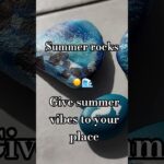 Would you decorate your room?🌊#art #artist #artwork #summer #rock #diy #sea #ocean #decor #handmade