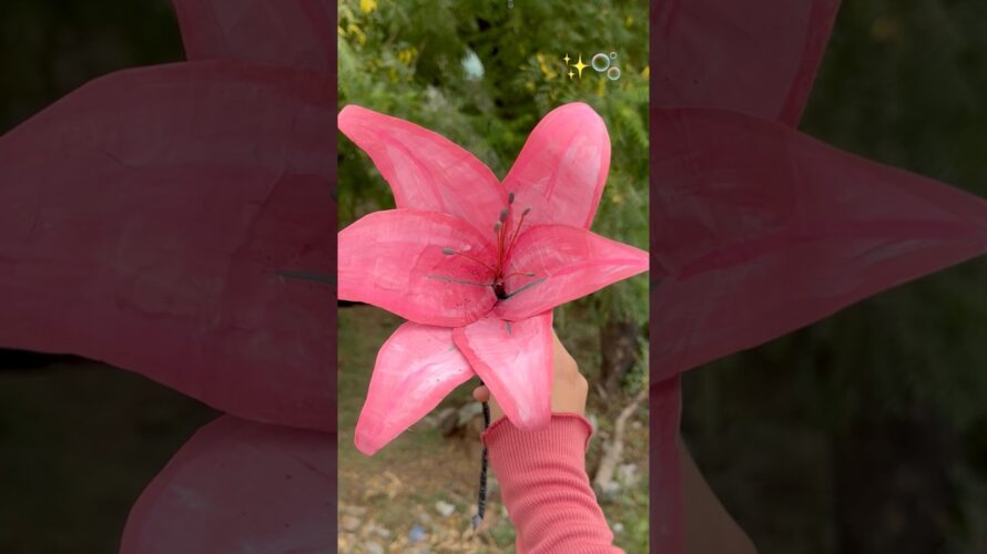 DIY Lily 🍓🫧✨ #diy #viral #pastelmess #trendingshorts #enjoy #lily #craftideas