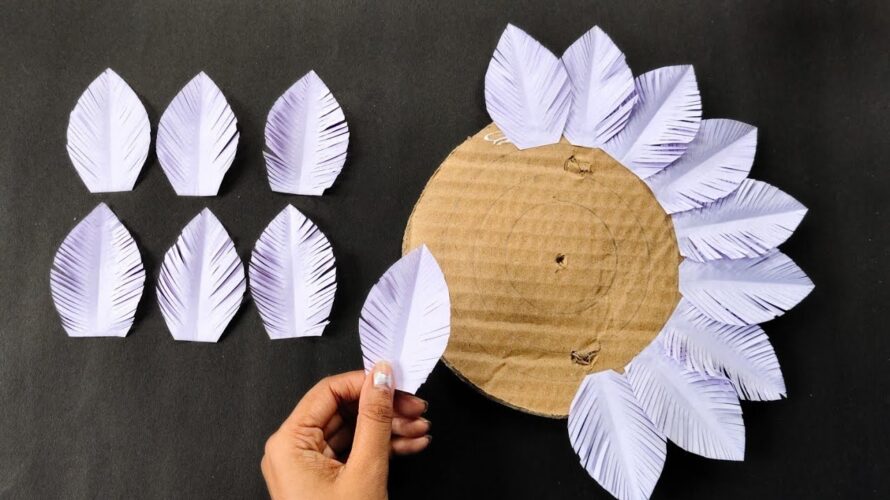 Beautiful Paper Wall Hanging | A4 Sheet Room Decor | Wall Hanging Craft Ideas | Easy Wall Hanging