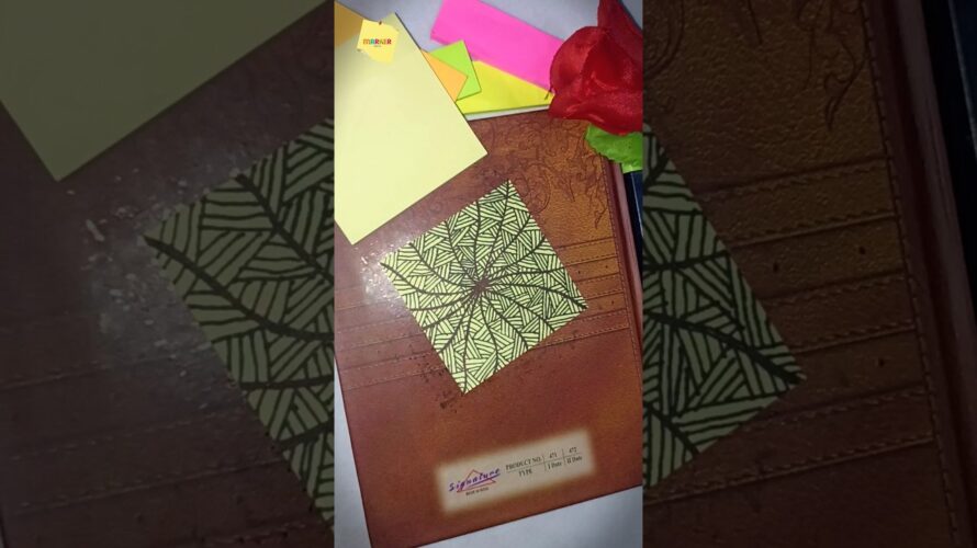 Easy Zen Pattern On Sticky Notes#markermoods#shorts#trending#art#stickynotes#shortsfeed#zentangleart