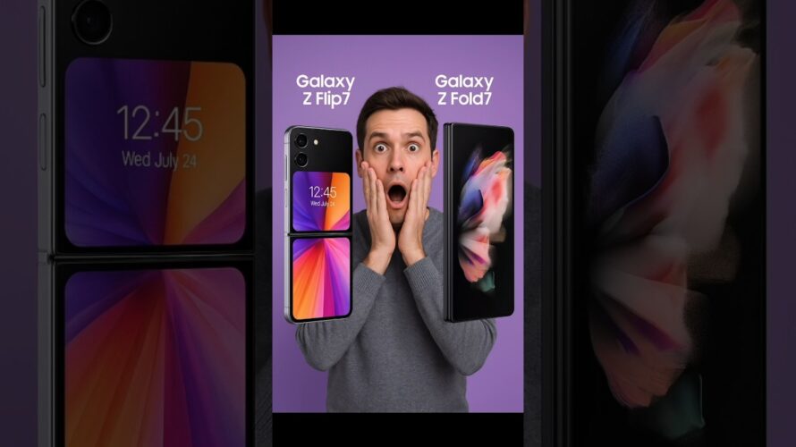 Galaxy Z Fold 7 v/s Z Flip 7 🥵🔥 #samsung #zfold7 #zflip7 #shorts #smartphone