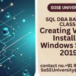 Batch 59 Sql DBA Class 6 Creating VM and Installing Windows Server 2019 || Contact +91 9902590140
