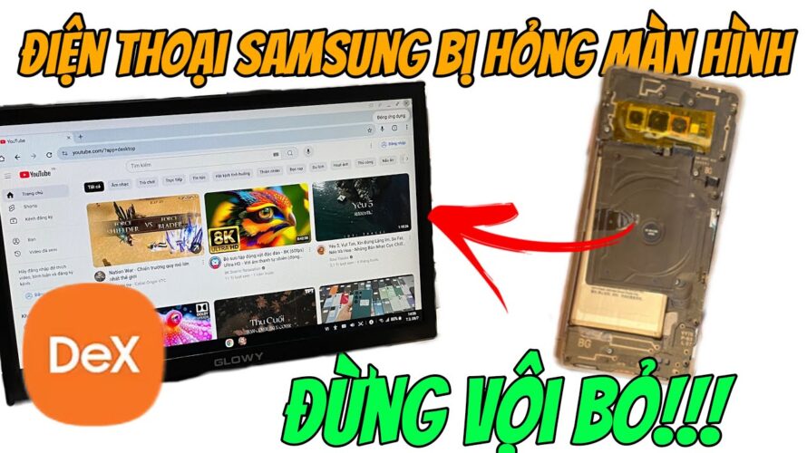 Cách Biến Điện Thoại Samsung Hỏng Màn Hình Thành Máy Tính Cực Dễ Với Samsung DeX | Tâm Review
