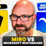 Miro vs Microsoft Whiteboard 2025 (I Found the Best One for YOU)