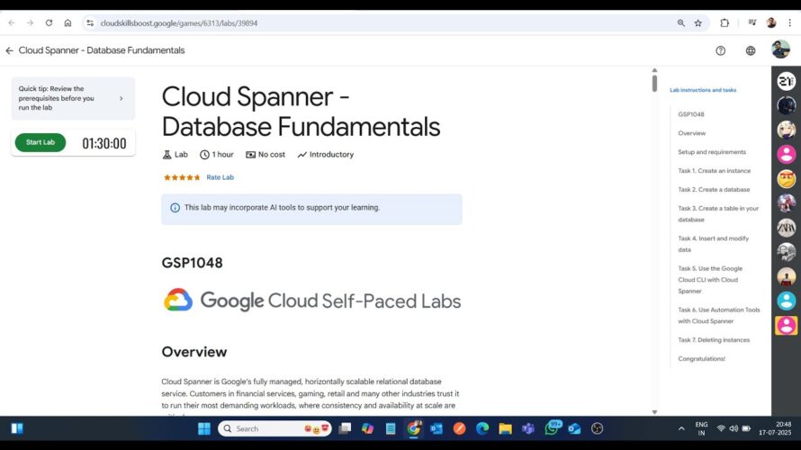 [NEW 2025] Cloud Spanner – Database Fundamentals || Updated Lab Solution || Google Cloud Arcade 2025