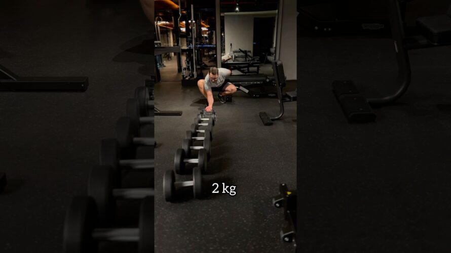 Wrestling dumbbells challenge