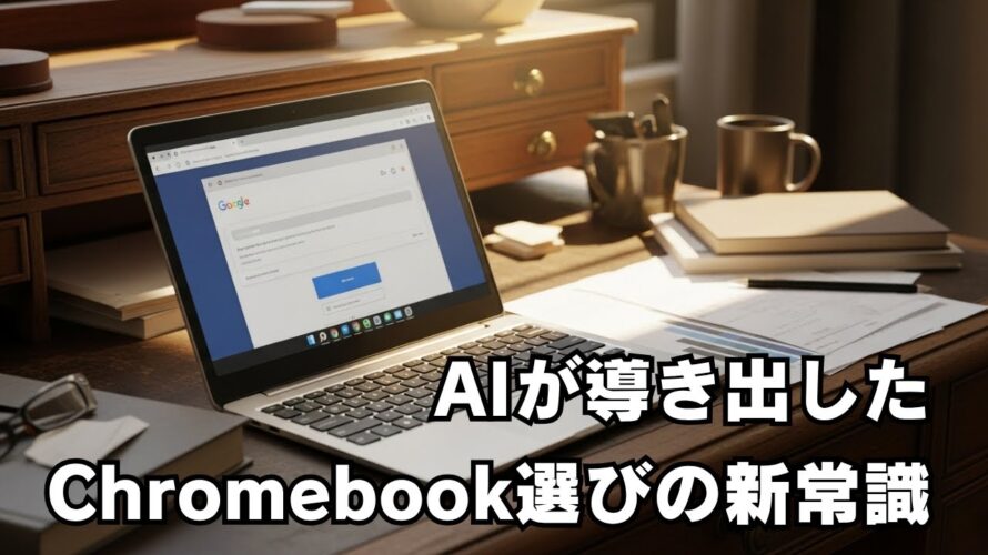 【結論】Chromebookは8GB RAM一択です。4GBモデルを買ってはいけない理由を徹底解説