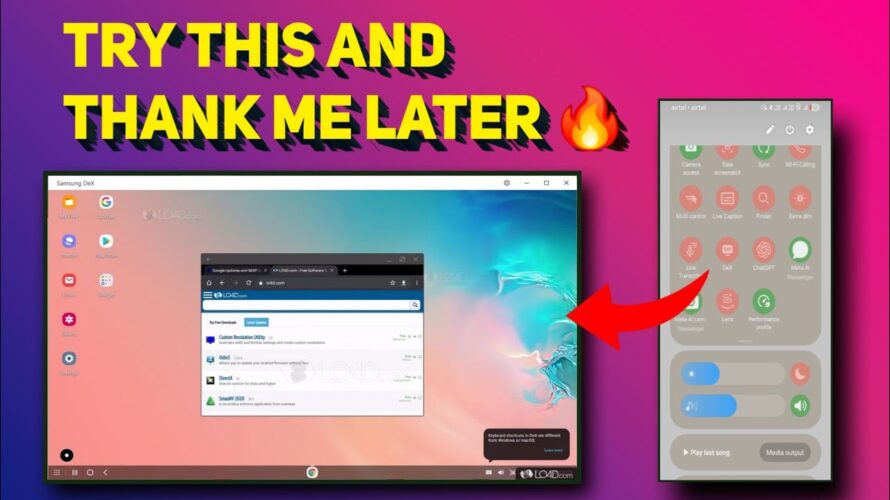 📺 “Try this and thank me later 🔥”Mobile ko banaye Computer | TV banega Desktop |