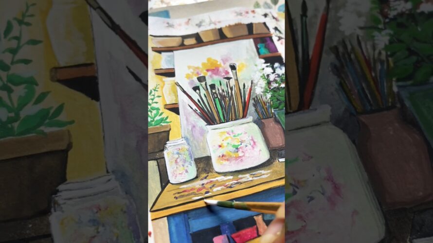 Art room easthetic 😍#art#shortvedio #youtubeshorts#trendingshorts#shorts#sho