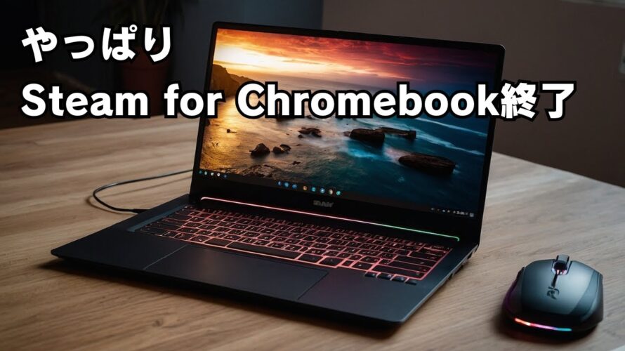 【やっぱり】ついにサービス終了 Steam for Chromebook ゲームに手を出した結果が悲しすぎた…