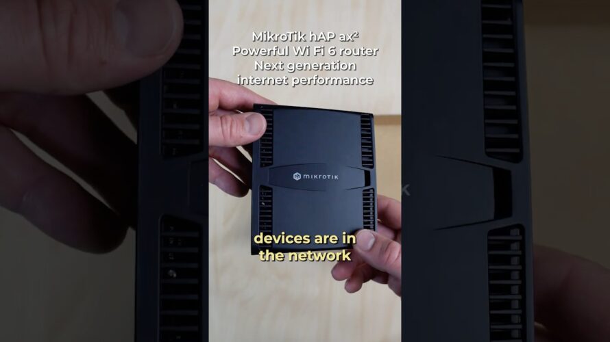 MikroTik hAP ax² – Wi-Fi 6 router built for heavy load