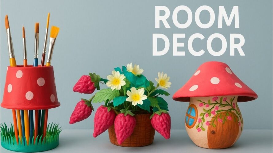 DIY Asthetic Room Decor✨|| Room Decor Ideas ||Waste Material Craft || Asthetic Craft @nainsparkle