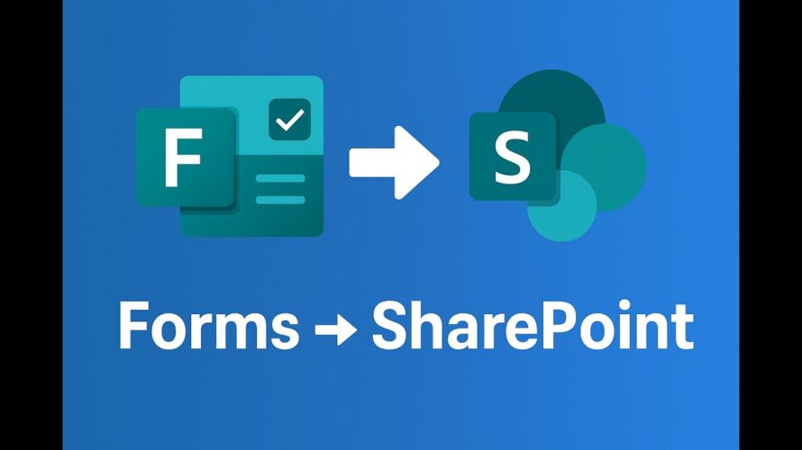 Automatically Create SharePoint List Items from Microsoft Forms | Power Automate Tutorial