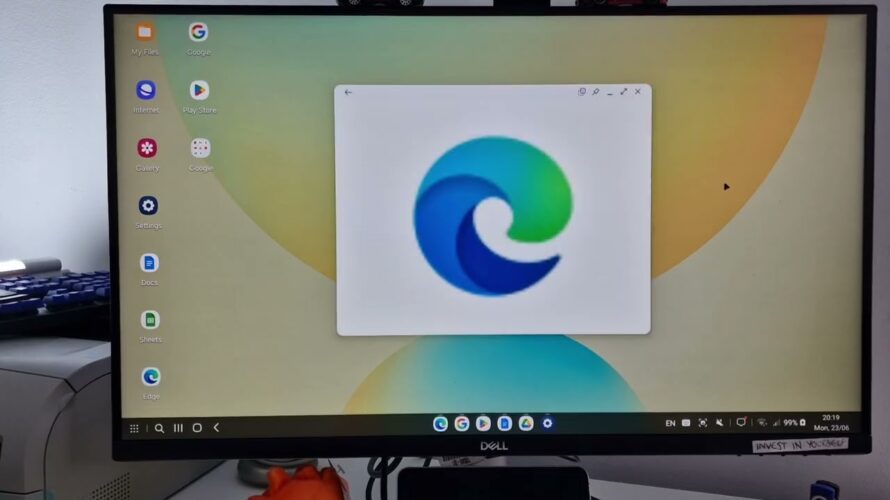 Samsung DeX (old version on S24 FE) does not go well… OFFICE 365 sucks on android.