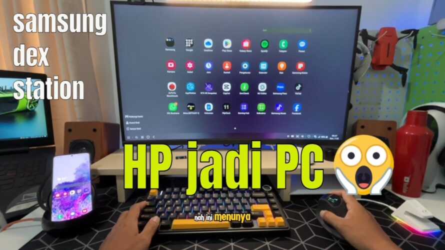 Samsung Dex Station dan Samsung galaxy S20 plus, test game!!