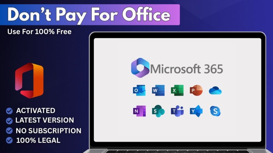 Use All MS Office Apps 100% Free (Legal Method) | Free Microsoft Office 365