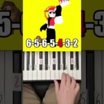 Vanity Jason Forsaken Piano Tutorial #shorts