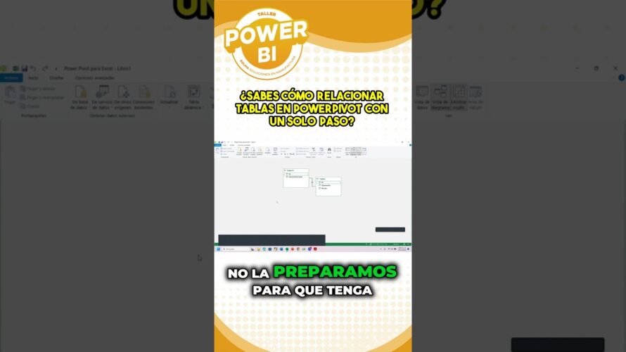 🔗 En Power BI puedes relacionar tablas fácilmente arrastrando un campo común