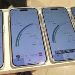 【新橋地下通路】iPhone 17発売前にau、ドコモ、ソフトバンク、楽天モバイルの5G通信速度を比べてみた