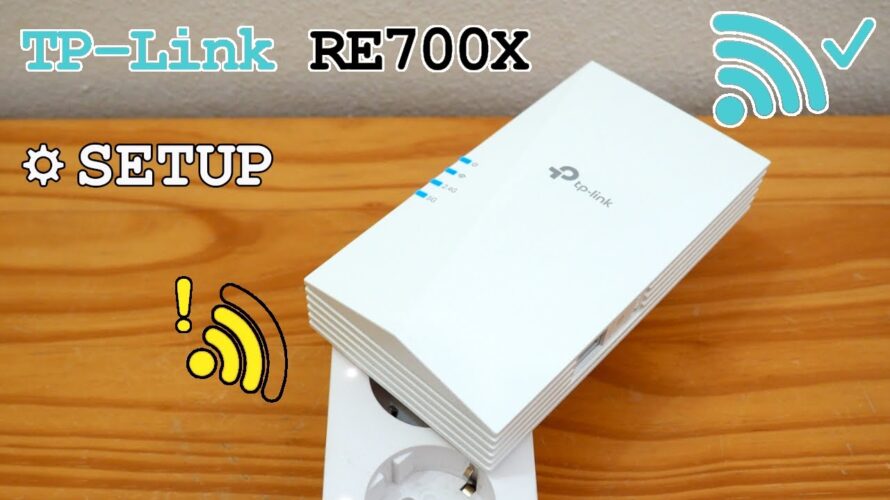 TP-Link RE700X Wi-Fi 6 extender dual band • Unboxing, installation, configuration and test