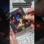 From plain to pretty – DIY photo frame in minutes!