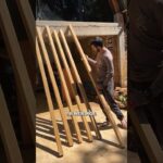 Construindo uma Cabana: fazendo um DECK de madeira para o quarto e um PERGOLADO em baixo