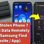 Erase All Data From Lost or Stolen Phone using Samsung Find Website or App | Samsung Galaxy A17 5G