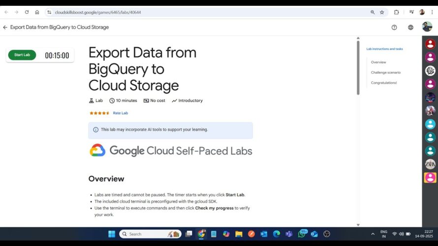 Export Data from BigQuery to Cloud Storage || Lab Solution || Google Cloud Arcade 2025