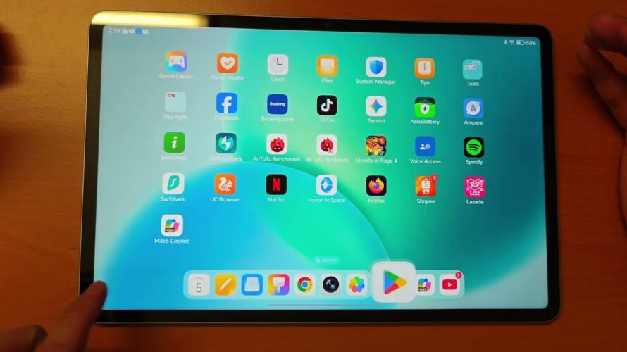 Honor Pad 10 – List of Adobe Apps and Microsoft Office (M365)