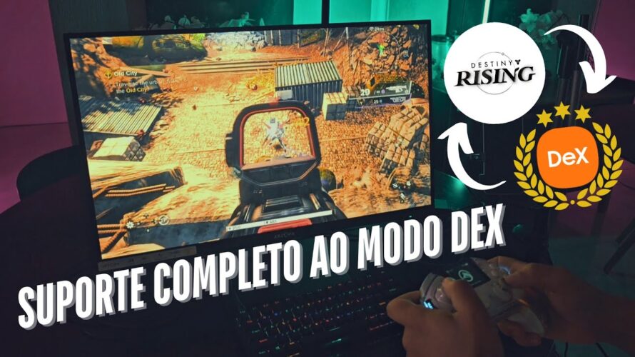 O Melhor JOGO pra MODO DeX na ATUALIDADE – Destiny Rising