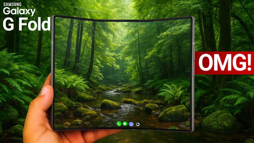 OMG!! Samsung First Triple Folding Phone!