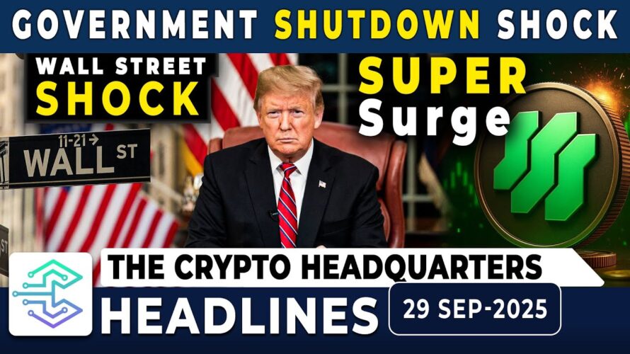 SuperVerse Price Surge | U.S. Shutdown Chaos | Wall Street DeFi Breakthrough
