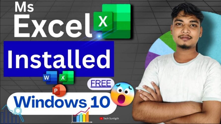 Ms Excel Install Windows 10,11 (Ms Office) || Microsoft 365  || @TechSunlight