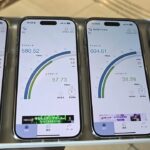 【新丸ビル】iPhone 17発売前にau、ドコモ、ソフトバンク、楽天モバイルの5G通信速度を比べてみた