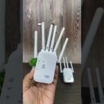 penguat wifi 6 antena. jarak jangkauan lebih jauh. #wifirepeater #wifibooster #wifiextender