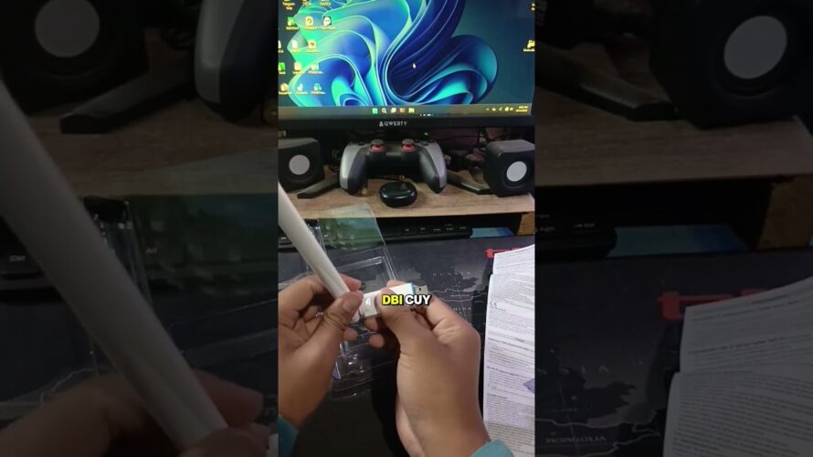 unboxing wifi adapter tenda ax300 support wifi 6 #wifi #wificard #wifitenda