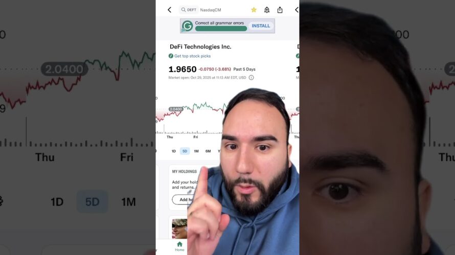 What’s NEXT For Defi Technologies? This Is HUGE!🚨