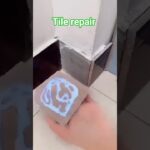 Tile Crack HO GAYI !💯Ye Simple Trick Karke FIX Kar Sakte Hai! | #tilerepair #shorts