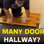 Laminate Flooring Installation Through a Hallway and Rooms | Satisfying DIY Renovation