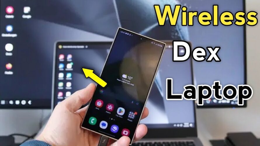 Samsung S25 Wireless Dex on Laptop / Pc | How to Connect & Use Laptop Screen as Monitor
