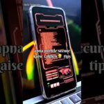 apna mobile secure kaise karen 📱💡 #MobileSecurity #TechFacts #PhoneSafety #factshorts