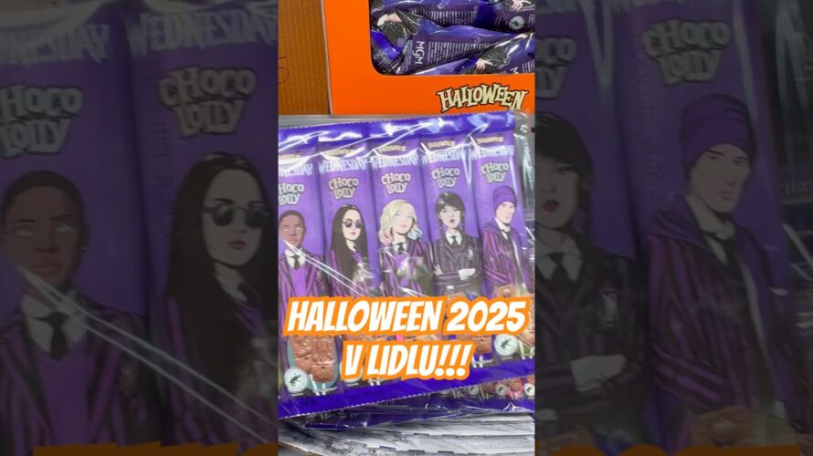 Halloween 2025 v Lidlu. 🎃👻💀#defi #halloween #lidl #česko #wednesday
