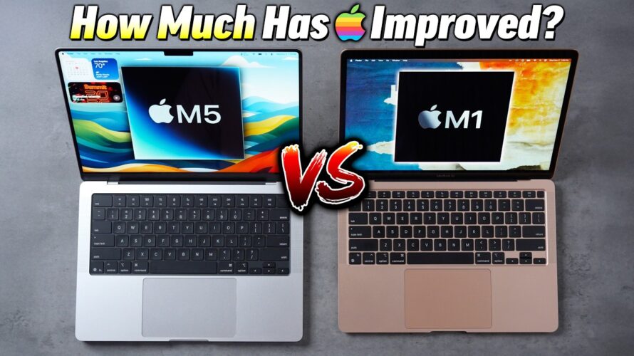 M1 vs M5 MacBook Pro – HOLY SMOKES, M1 was THIS Slow?! 🤯