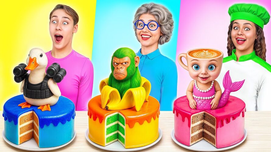 Défi De Cuisine Moi vs Grand-Mère Bataille de Brainrot | Idées Folles à Cuisiner Multi DO Challenge